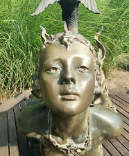 Skulptur meerjungfrau bronzefi gebraucht kaufen  Recklinghausen
