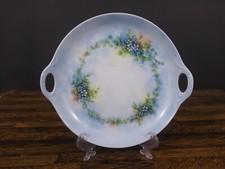 Usado, Bandeja de bugigangas de porcelana pintada à mão motivo floral assinada pelo artista comprar usado  Enviando para Brazil
