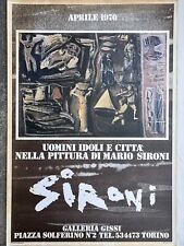 Manifesto mario sironi usato  Torino