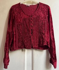 Velvet jacket top for sale  WITHERNSEA