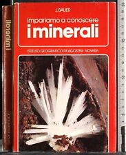 Impariamo conoscere minerali. usato  Ariccia