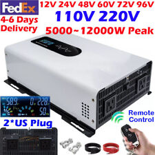 Inversor de energia onda senoidal pura 5000W 8000W 12V 24V 48V 60V 72V 96V a 220V comprar usado  Enviando para Brazil