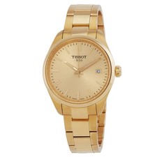 Relógio feminino Tissot PR 100 quartzo mostrador champanhe T1502103302100 comprar usado  Enviando para Brazil