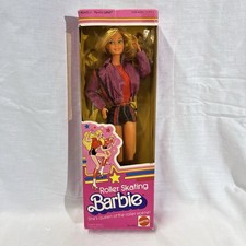 Usado, Patins Mattel 1980 patinação Barbie 1880 caixa aberta falhas incompletas faltando comprar usado  Enviando para Brazil