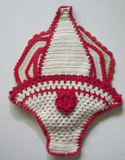 Lot crocheted potholders for sale  Saint Cloud