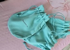 Blue suede drawstring for sale  LONDON
