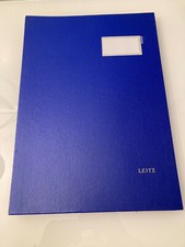 Leitz unterschriftenmappe blau gebraucht kaufen  Oberhausen