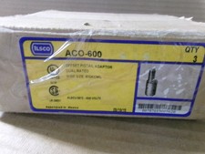 Nova Caixa de 3 Ilsco ACO-600 Adaptador Offset Pigtail Dual Rated AK comprar usado  Enviando para Brazil