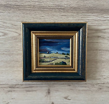 Pintura a óleo impressionista original emoldurada, usado comprar usado  Enviando para Brazil