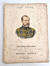 Partituras de música The Czar anos 1870/80 Michael Watson fantasia em melodias russas comprar usado  Enviando para Brazil