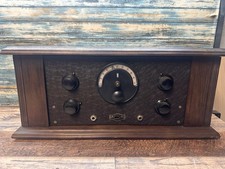 Antigo Receptor de Rádio Tubo Antigo Sem Marca Caixão de Madeira Gabinete Flip Top Como Está comprar usado Antigo Receptor de Rádio Tubo Antigo Sem Marca Caixão de Madeira Gabinete Flip Top Como Está comprar usado  Enviando para Brazil