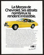 1980 Chevrolet Monza Vintage Impressão Original AD | Foto de carro amarelo Canadá Chevy, usado comprar usado  Enviando para Brazil