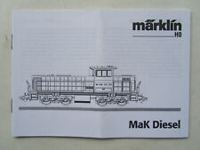 Märklin betriebsanleitung die gebraucht kaufen  Berlin