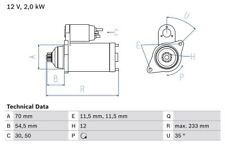 Bosch starter nissan gebraucht kaufen  Bautzen-Umland II