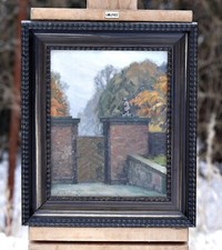P.E. Petersen - Landscape With The Gate To The Palace, Oil On Canvas Painting na sprzedaż  PL