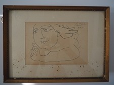 PABLO PICASSO Spanish Master - Antyczny atrament rysunkowy Niesamowity 1954 na sprzedaż PABLO PICASSO Spanish Master - Antyczny atrament rysunkowy Niesamowity 1954 na sprzedaż  PL