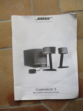 Manuel bose companion d'occasion  France