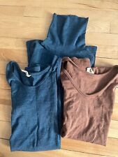 Lote Camisas Mujer Lana Merino Siskin M , usado segunda mano  Embacar hacia Argentina