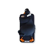Usado, MOSCHINO CAPA DE BORRACHA PRETA APPLE 4/4S IPHONE SILCONE LOGOTIPO GANSO comprar usado  Enviando para Brazil