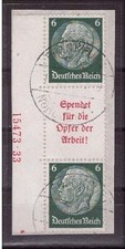 Usado, Deutsches Reich Zusammendruck S 126 HAN gestempelt Briefstück geprüft (21151) comprar usado  Enviando para Brazil