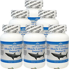Cartilagem de tubarão 6x 100% natural 750mg 100 cápsulas = 600 cápsulas comprar usado  Enviando para Brazil