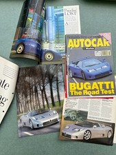 Bugatti eb110 articles for sale  GREAT MISSENDEN