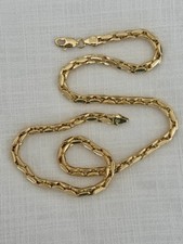 Colar de corrente de ouro amarelo 21 1/2 polegadas marcado Itália 750 (leia a descrição) comprar usado  Enviando para Brazil