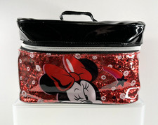 Estojo cosmético Disney Minnie Mouse trem com zíper maquiagem transportadora de viagem Novo (outro) comprar usado Estojo cosmético Disney Minnie Mouse trem com zíper maquiagem transportadora de viagem Novo (outro) comprar usado  Enviando para Brazil