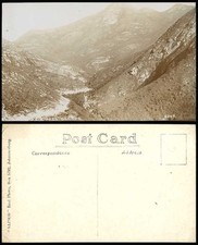 África do Sul GEORGE TABLE PASS Montanhas Panorama Foto Antiga Real Cartão Postal SAPSCO comprar usado  Enviando para Brazil