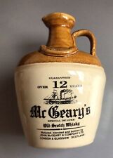 Geary whisky stoneware for sale  LONDON
