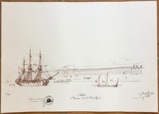 Affiche frégate hermione d'occasion  Fouras