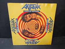 State Of Euphoria By Anthrax (Vinil, 1988) Inlay Original Excelente LP ISL 1208, usado comprar usado  Enviando para Brazil