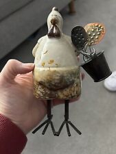 Chicken porcelain metal for sale  ABBOTS LANGLEY