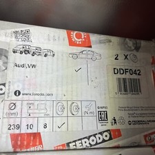 Ferodo disques frein d'occasion  Saint-Georges-d'Espéranche