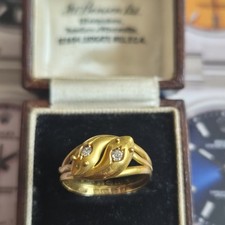 Antique snake ring for sale  PINNER