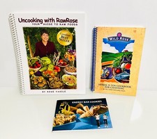 Lote de libros de alimentos crudos y nutrición natural (3) - Barritas energéticas, de desintoxicación y de desintoxicación segunda mano  Embacar hacia Mexico