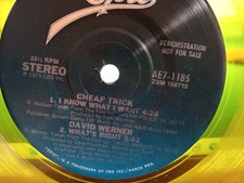 Usado, Cheap Trick 7 yellow vinyl 45 record "I know what I want" Epic Demo comprar usado  Enviando para Brazil