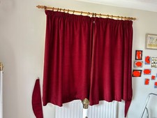 Red black curtains for sale  EYE