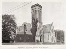 Estampa antiga MASSACHUSETTS Springfield Main St Memorial Church 1899 comprar usado  Enviando para Brazil