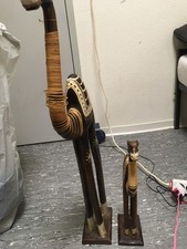 Holzgiraffe deko gebraucht kaufen  Hösbach