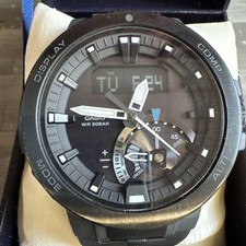 Relógio analógico digital Casio Pro Trek PRW-7000 rádio solar preto, 95g comprar usado  Enviando para Brazil