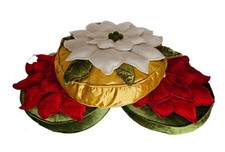 Christmas poinsettia throw for sale  Bath