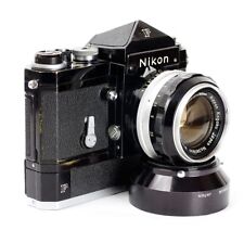 Używany, Nippon Nikon F czarny lakier poziom oczu wyszukiwarka lustrzanek + Nikkor-S 1,4/50mm nr 6523341 na sprzedaż  PL