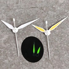Conjunto de ponteiros de relógio MOD branco verde luminoso para peças de relógio de movimento NH35 NH36 NH38 comprar usado  Enviando para Brazil