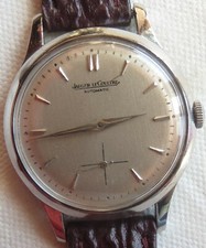 Usado, Jaeger LeCoultre relógio de pulso automático parachoque caixa de aço parafuso traseiro mostrador original comprar usado  Enviando para Brazil