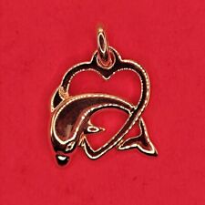 Pendentif cœur dauphin d'occasion  France