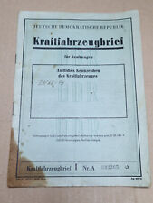 Kfz brief kraftfahrzeugbrief gebraucht kaufen  Wernigerode