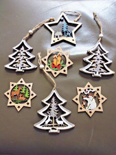 Christbaumschmuck holz anhäng gebraucht kaufen  Reuth