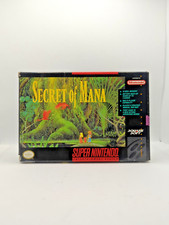 SNES Secret of Mana (SquareSoft, 1993) **Autêntico quase na caixa, sem mapa TESTADO** comprar usado  Enviando para Brazil