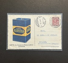 Cartolina pubblicitaria petrol usato  Roma